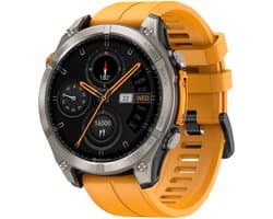 Zeblaze Stratos 4 Smartwatch - GPS Sporthorloge - Stappenteller - Slaapmonitor - Belfunctie - LED Zaklamp - 170+ Sportmodi- 5ATM - Hartslag/Slaapmeter/SpO2 - IOS & Android - Elektrisch Oranje
