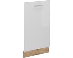Vaatwasserpaneel 45 cm hoogglans wit voor geïntegreerde vaatwasser