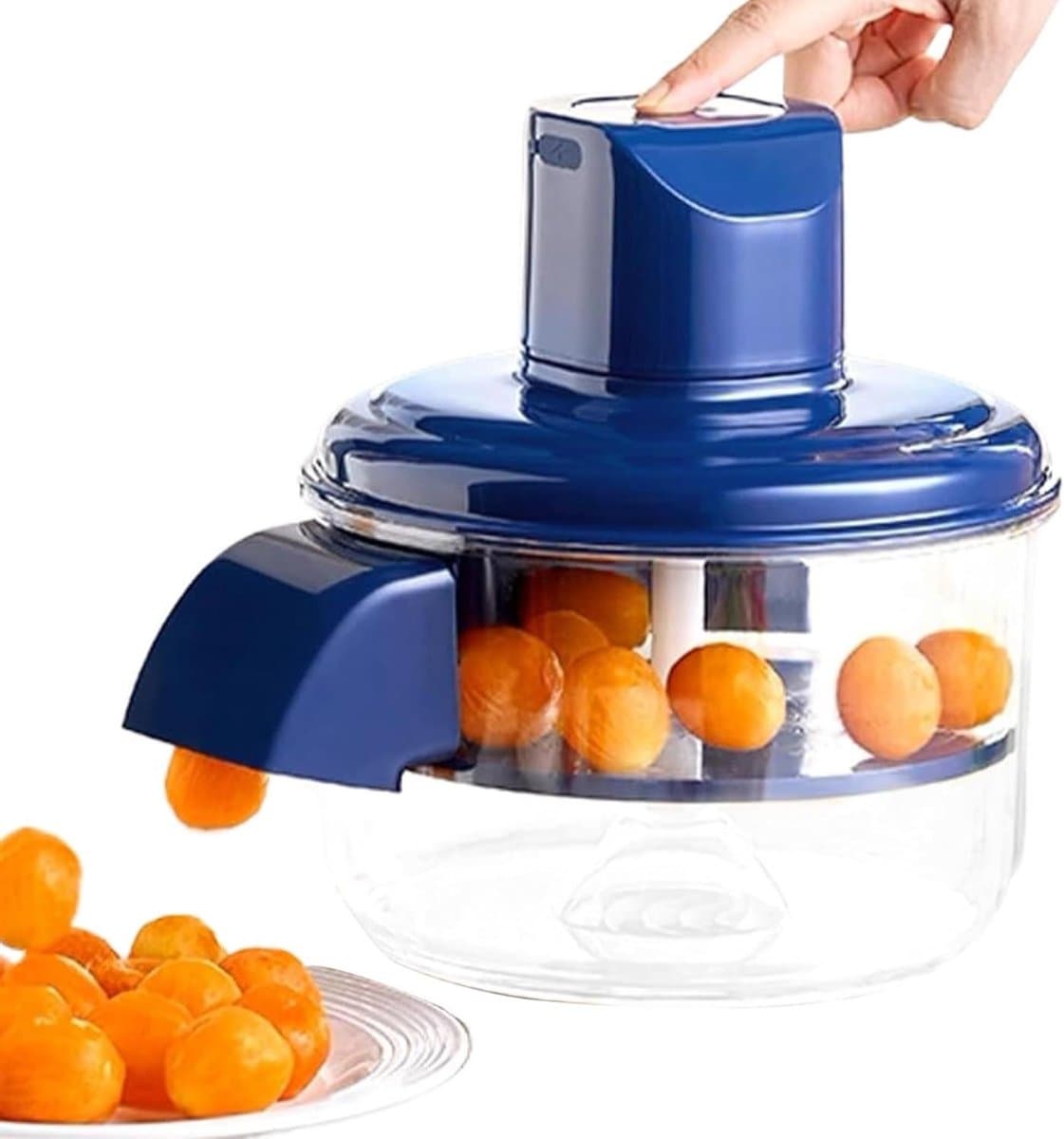 Elektrische Schilmachine - Fruit Peel - Keuken Hulp - 50W Borstelloze Motor - 23x20.3 cm - Zwart — afbeelding 1