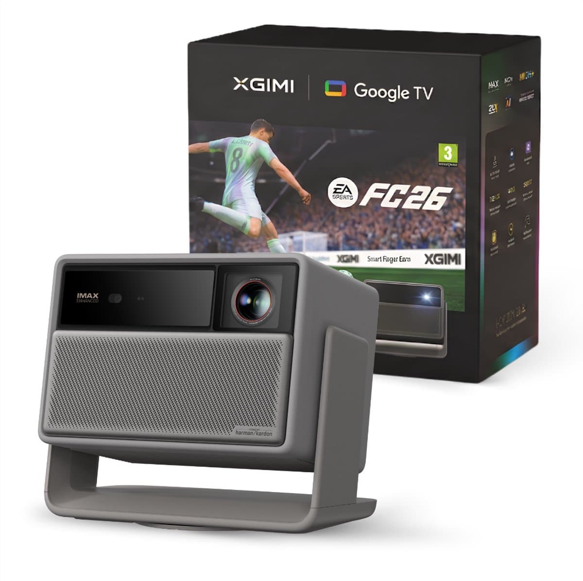 XGIMI Horizon 20 Max Laser Projector + Gratis FC26 Bundel - 5700 ISO Lumen - Harman Kardon - Beamer voor Gaming & Thuisbioscoop - 4K UHD - Google TV — afbeelding 1