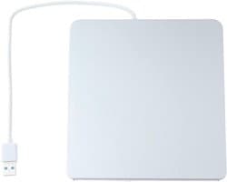 Externe DVD Brander - CD Lezer - Data Archiveren - Draagbaar Slank Ontwerp - USB 3.0 - Zilver