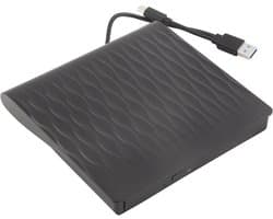 Externe CD DVD Drive - Draagbare Brander - Data Archiveren - USB 3.0 Snelheid - Compact Ontwerp - Zwart