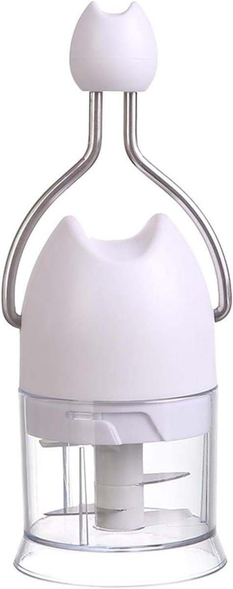 Keukenmachine Groentehakker - Knoflookmolen Uienmolen - Snel Ingrediënten Snijden - Handmatige Handslinger Bediening - 12 x 11.5 x 7.7 cm — afbeelding 1