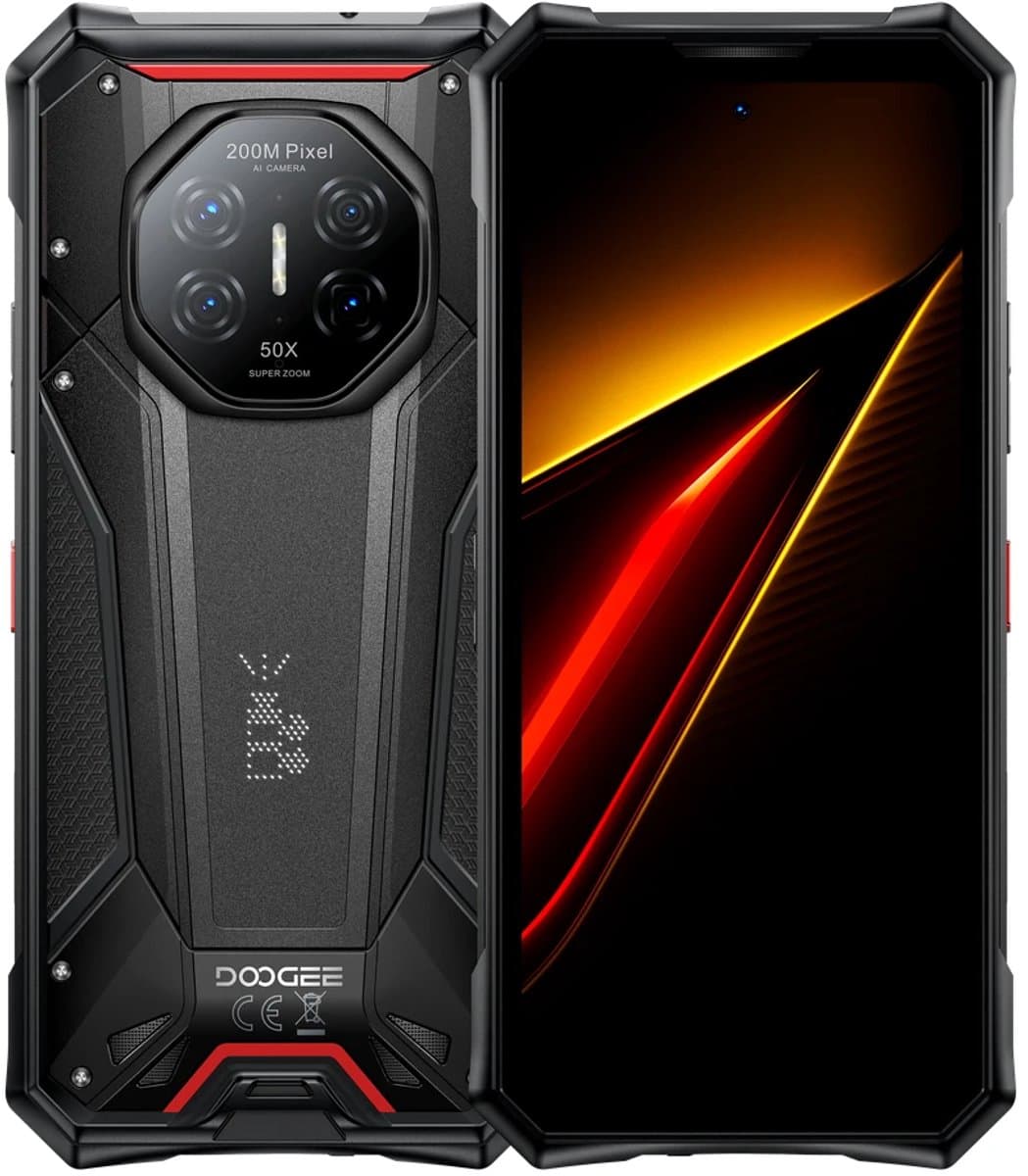 DOOGEE S300 Pro Rugged Smartphone – 5G – Android 16 – Zwart — afbeelding 1