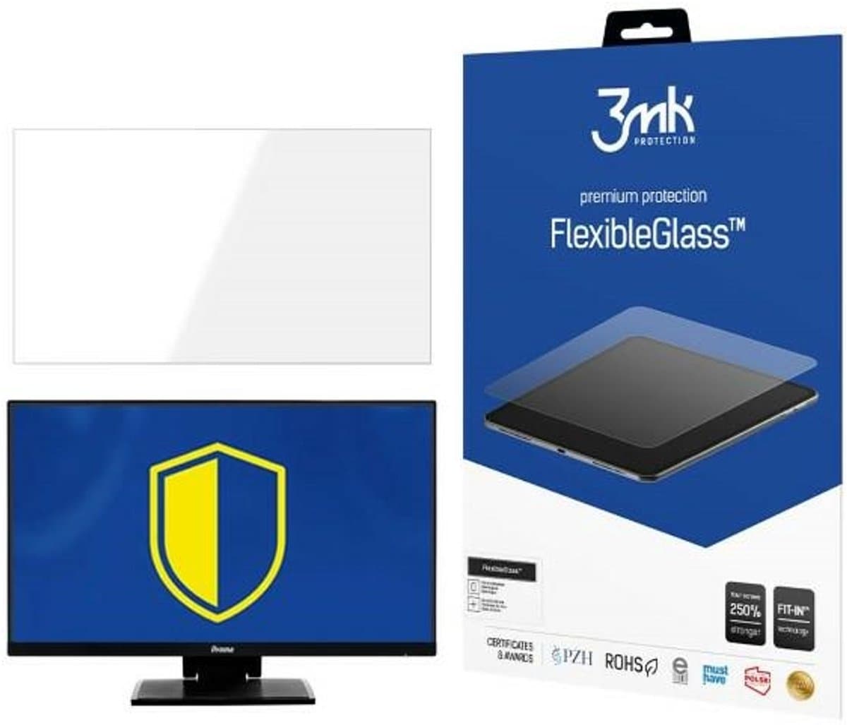 3MK FlexibleGlass - Hybride Glasbescherming - iiYama ProLite T2454MSC-B1AG - 25 inch — afbeelding 1