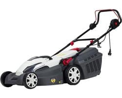 Elektrische Grasmaaier - Snoer Grasmaaier - Gazon Onderhoud - 11-Traps Hoogte Instelling - 42 cm Maaibreedte