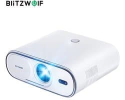 BlitzWolf BW-V5 Air Smart Beamer – Projector met Netflix & Google TV, 480 ANSI lumen, HDR10+, Automatische Keystone-correctie, tot 180 inch beeld, Home Cinema Beamer, EU-stekker