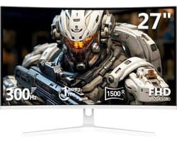 TIM® Gaming Monitor 240hz - Gaming Monitor - Wit - 18cm x 62cm x 45cm