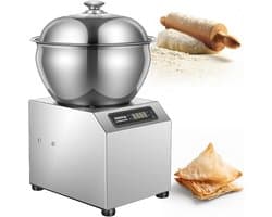 Deegmixer - Elektrische Kneder - Bakken Thuis - Dubbele Rotatie - 8KG Capaciteit - Zilver