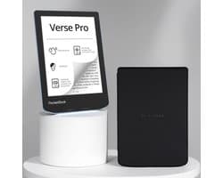 PocketBook Verse Pro e-reader Azure – 6 inch – 16 GB – waterdicht + Zwart Hoesje – voordeelbundel