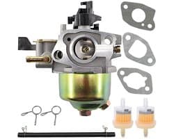 Dailygoods- Carburateurset voor Einhell BG-PM 46 S-HW - Afdichtingsset - Brandstoffilter - Brandstofslang - Clips - Inclusief kaars - Grasmaaier Carburateur
