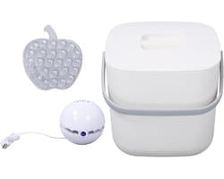 Mini Vaatwasser - Compacte Reiniger - Efficiënt Afwassen - Dubbele Reinigingsmethoden - USB Opladen - Wit