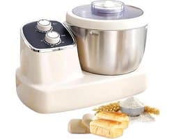 Deegkneedmachine - Keukenmixer - Bakken Thuis - Krachtige 500W Motor - 7L Kom - Romig Wit