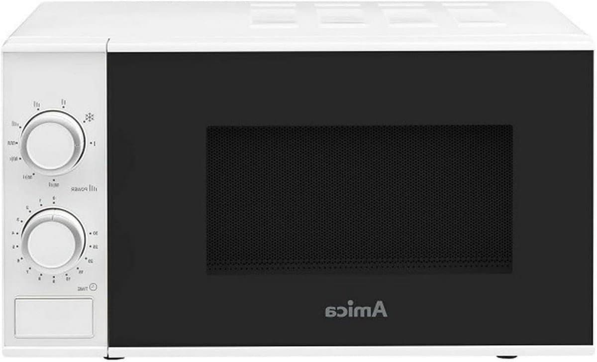 Magnetron met grill - Compacte oven - Snelle maaltijden - Vijf vermogensniveaus - 17 liter inhoud - Wit — afbeelding 1