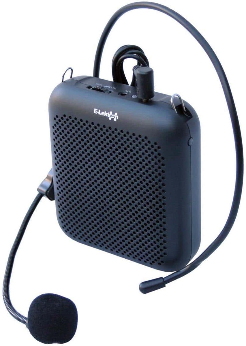 E-Lektron ELS-358 spraakversterker - Draagbaar - Inclusief headsetmicrofoon — afbeelding 1