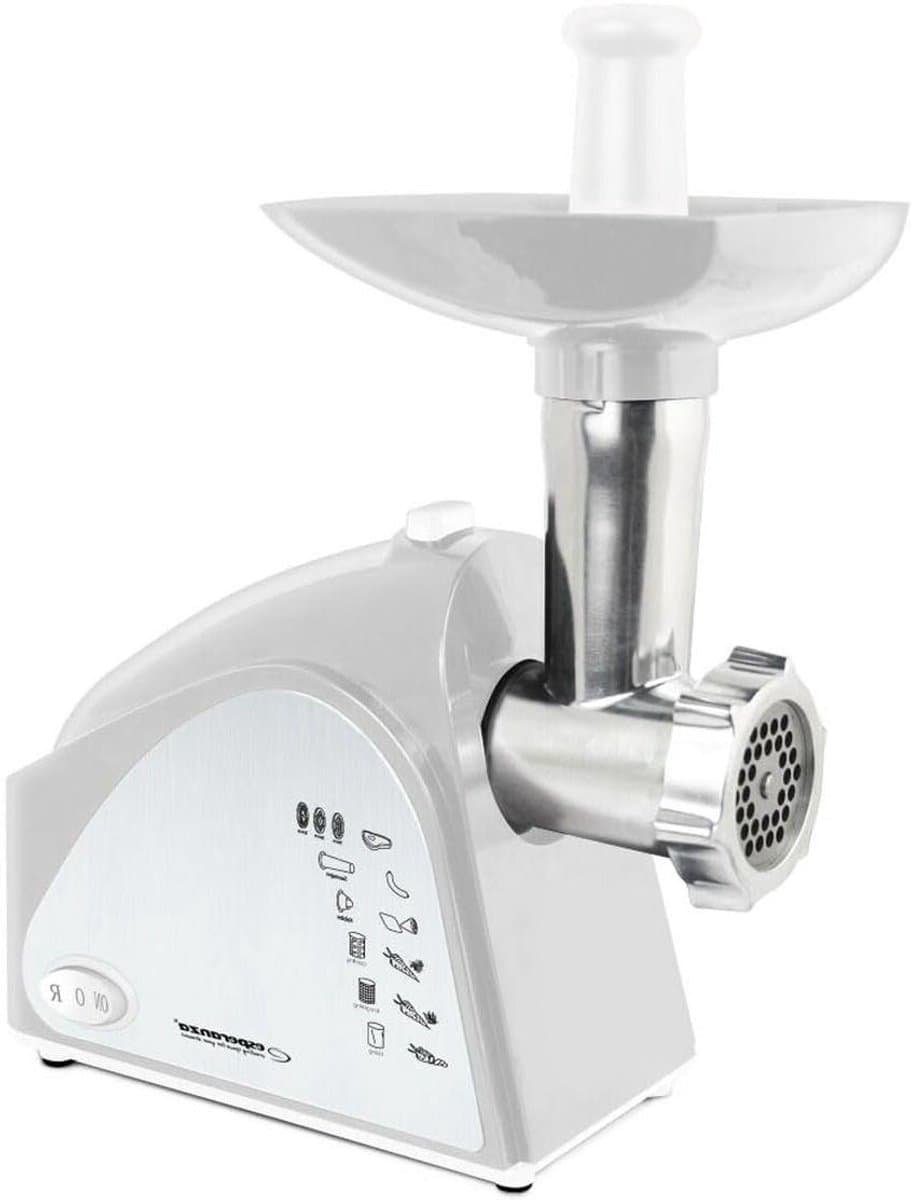 Keuken Chopper - Keukenmachine Hakker - Snel Ingrediënten Hakken - Krachtige 2200 Watt - 23 x 42.5 cm - Wit Grijs — afbeelding 1