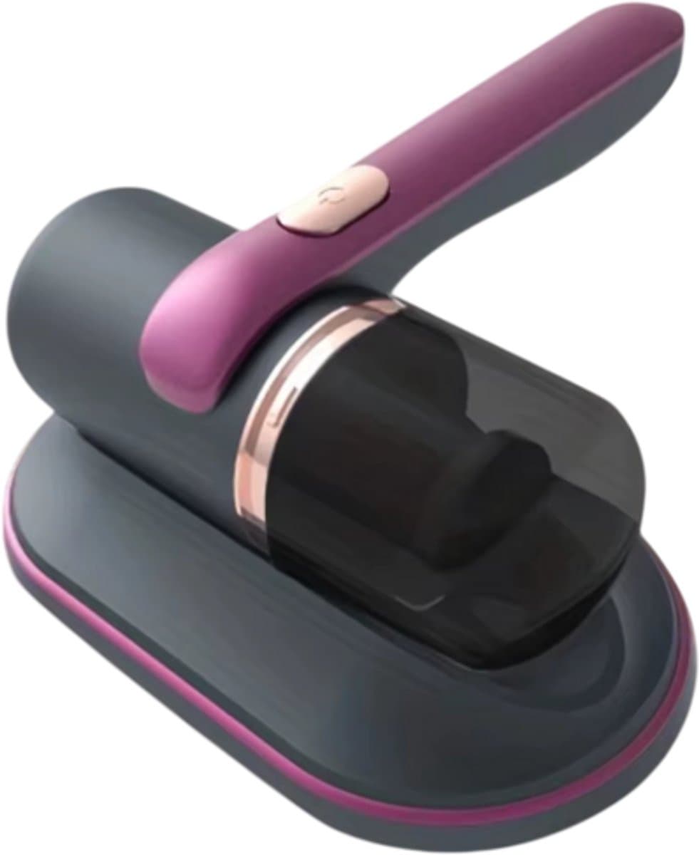 Matrasreiniger Draadloos met UV-C Sterilisatie – Krachtige Anti-Allergie Huisstofmijt Stofzuiger – Handstofzuiger voor Bedden, Matrassen en Stoffen Meubels- Paars — afbeelding 1