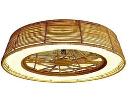 Indonesische ventilator - Tafelventilator - Ruimte Koelen - Met afstandsbediening - 63 cm diameter - Gebroken