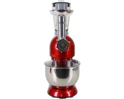 Klarstein Knetmaschine keukenmachine met Fleischwolf, 2000W Teigmaschine klein, 6 standen, Schneebesen - & Knethaken, planetair , roermachine met Mixer, keukenmachines met 5L kom - Rührmaschine - Planeetmenger - Food Processor