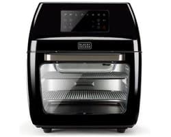 BLACK+DECKER BXAFO1200E - Heteluchtfriteuse met Oven - 1700 W - 12 Liter - Zwart
