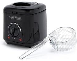 SNJY® Mini Airfryer - Airfryer Klein - Camping Airfryer - 1 Liter - 950W - Zwart