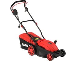 YATO YT-852082 Elektrische Grasmaaier - 1600W Aluminium Inductiemotor - Maaibreedte 36 cm - 45L Opvangbak - 5 Maaihoogtes (25-70 mm)