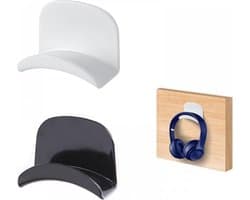 Koptelefoonhaak - 2stuks - Koptelefoon Houder voor onder Bureau - Headset Haak - Headset Standaard - standaard voor koptelefoon - Haakje voor spelcomputer - universeel hoofdtelefoon Hanger - Koptelefoon Standaard - Muur