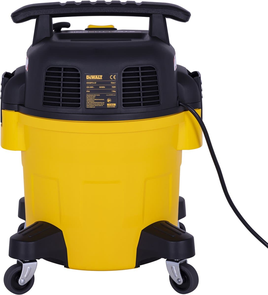 DeWALT Nat/droog Stofzuiger stil - 20L - met auto start — afbeelding 1