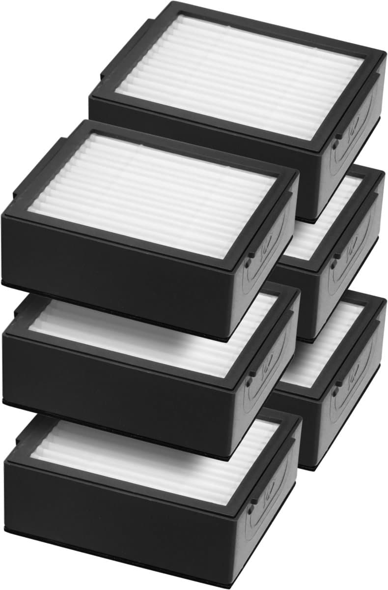 6x Dparts HEPA filter geschikt voor iRobot Roomba - voor E, I en J series - E5 E6 i3 i3+ i4 i4+ i5 i5+ i6 i6+ i7 i7+ J7 J7+ - 4624876 — afbeelding 1