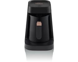 Arzum OKKA Minio Jet Turks Koffiezetapparaat OK0017-0400 | Zwart/Koper - Dubbelzijdige koffiepot - 1-5 kopjes - 480W