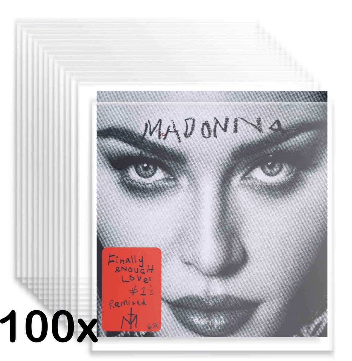 LP hoezen 100 stuks – VinylCare Essential ShieldSleeve Record Sleeves - LP hoes - Vinyl hoes – Polyethyleen extra stevig – Beschermhoes – LP beschermhoezen - Buitenhoezen voor standaard LP’s - 100 Micron — afbeelding 1