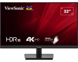 ViewSonic VA3208-4K-HD Serie - LCD Monitor - 31.5 inch - 4K UHD - VA Paneel