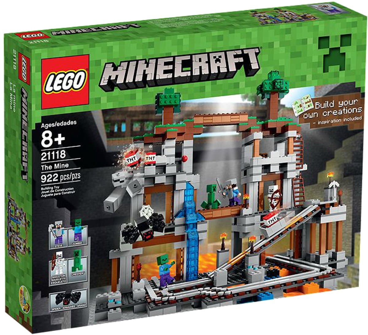 LEGO Minecraft The Mine, Bouwpakket, 8 jaar, 922 stuk(s) — afbeelding 1