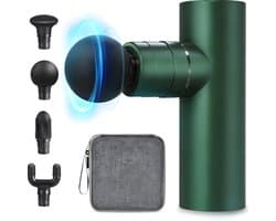 KLS® Massage Gun - Massage Gun Mini - Massage Pistool - Groen - 10cm x 5cm x 14cm