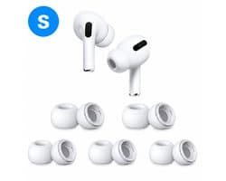 Oordopjes Voor AirPods Pro - 5 Paar - S - Ear Tips Vervanging Voor AirPods Pro - Voor AirPods Pro Gen 1 en 2 - Wit