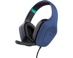 Trust GXT 415B Zirox - Gaming Headset - Bedraad - 50mm Drivers - Over-ear - Blauw