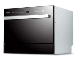 Rolu Mini Vaatwasser – 46 x 55.5 x 50 CM – 4 Tot 6 Couverts – Max 70°C – 5 Programma’s – IPX1 – Touchscreen