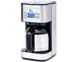 Elektrisch koffiezetapparaat met timer en thermoskan - aromakeuze - functie om koffie warm te houden - 12 l - 800 W