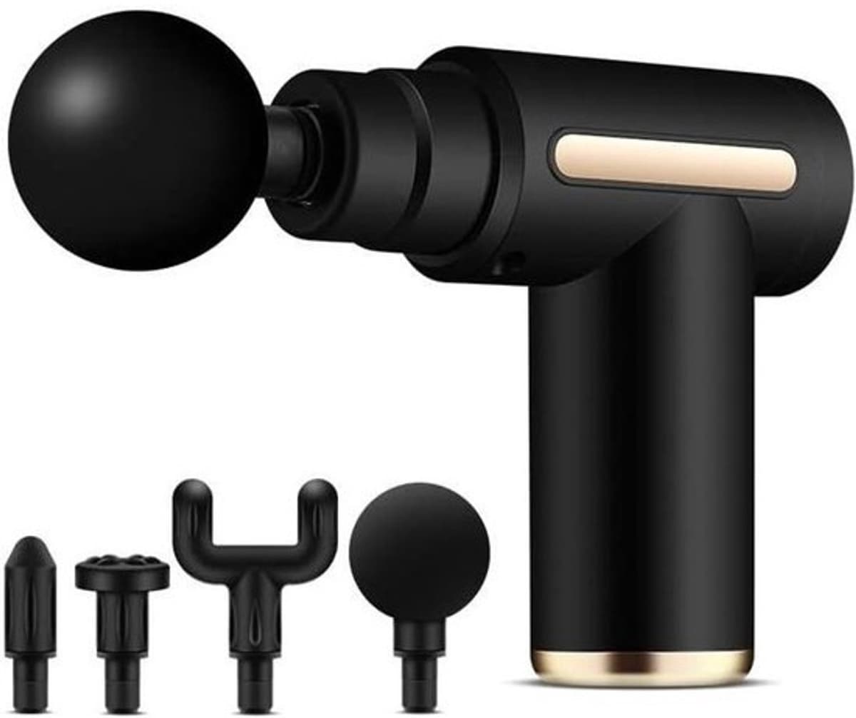 Massagepistool - Spierstimulator - Spierherstel - 6 Snelheden - 06 kg - Zwart — afbeelding 1