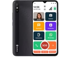 Senifone S1 Senioren Smartphone - Zwart - Voor Ouderen - 32GB - WhatsApp & SOS Functie