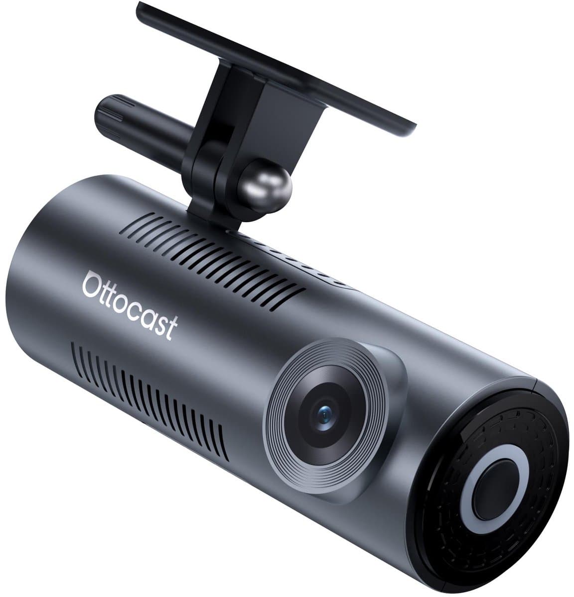 Ottocast OttoSafe Cam | 2-in-1 Draadloze CarPlay Adapter + 2K Dashcam | WiFi 5, Bluetooth 5.4 | Live View op Autoscherm — afbeelding 1