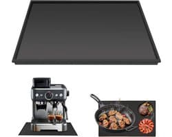 Siliconenmat voor koffiemachine, zwart, Barista-accessoires