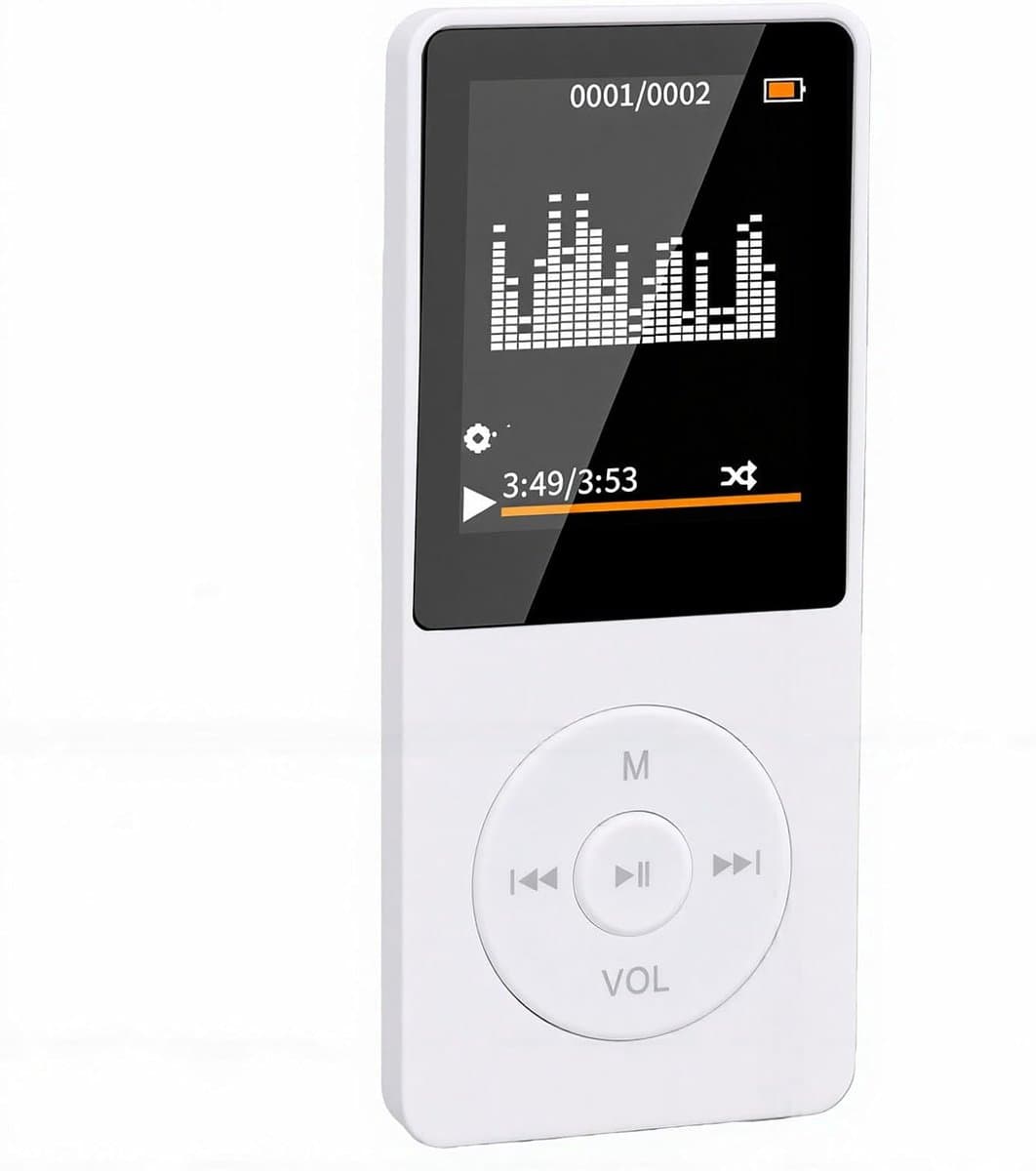 Bluetooth MP3-speler, wit — afbeelding 1