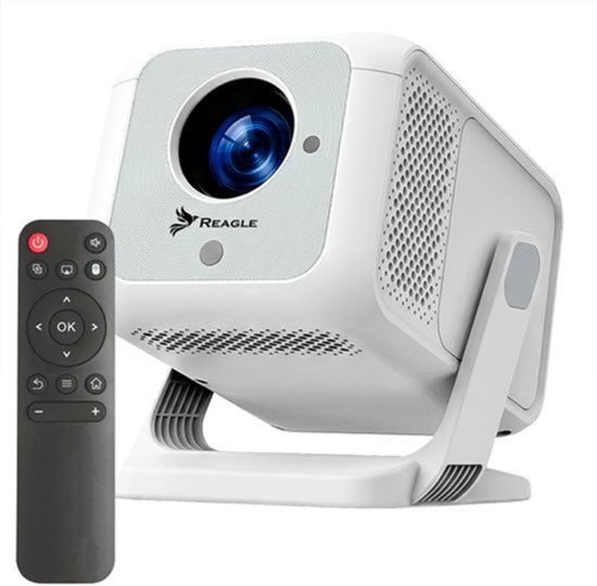 Beamer Full HD 1080p - 420 ANSI Lumen Android 14 - 1920 x 1080 Resolutie - LED - Wit - Voor Thuisbioscoop — afbeelding 1