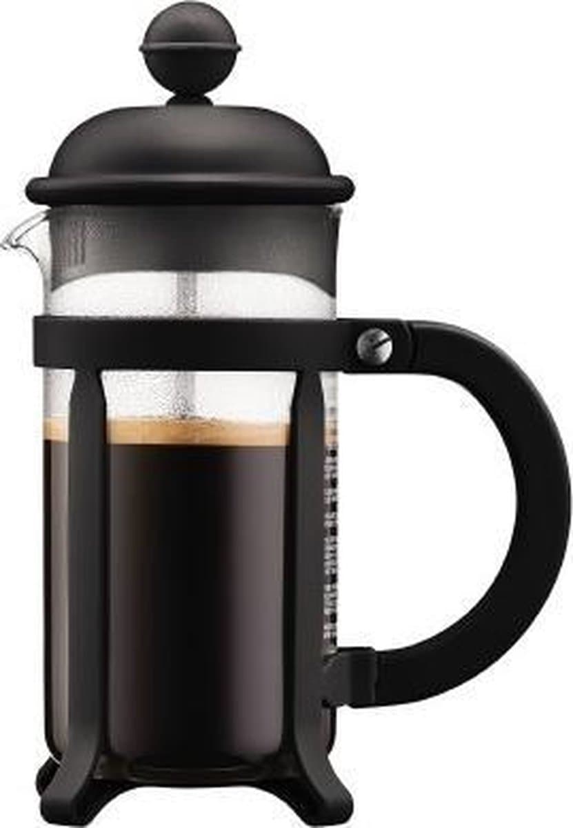 Bodum | Java French Press Cafetière | Kunststof | 3 kops | Zwart | 350ml — afbeelding 1