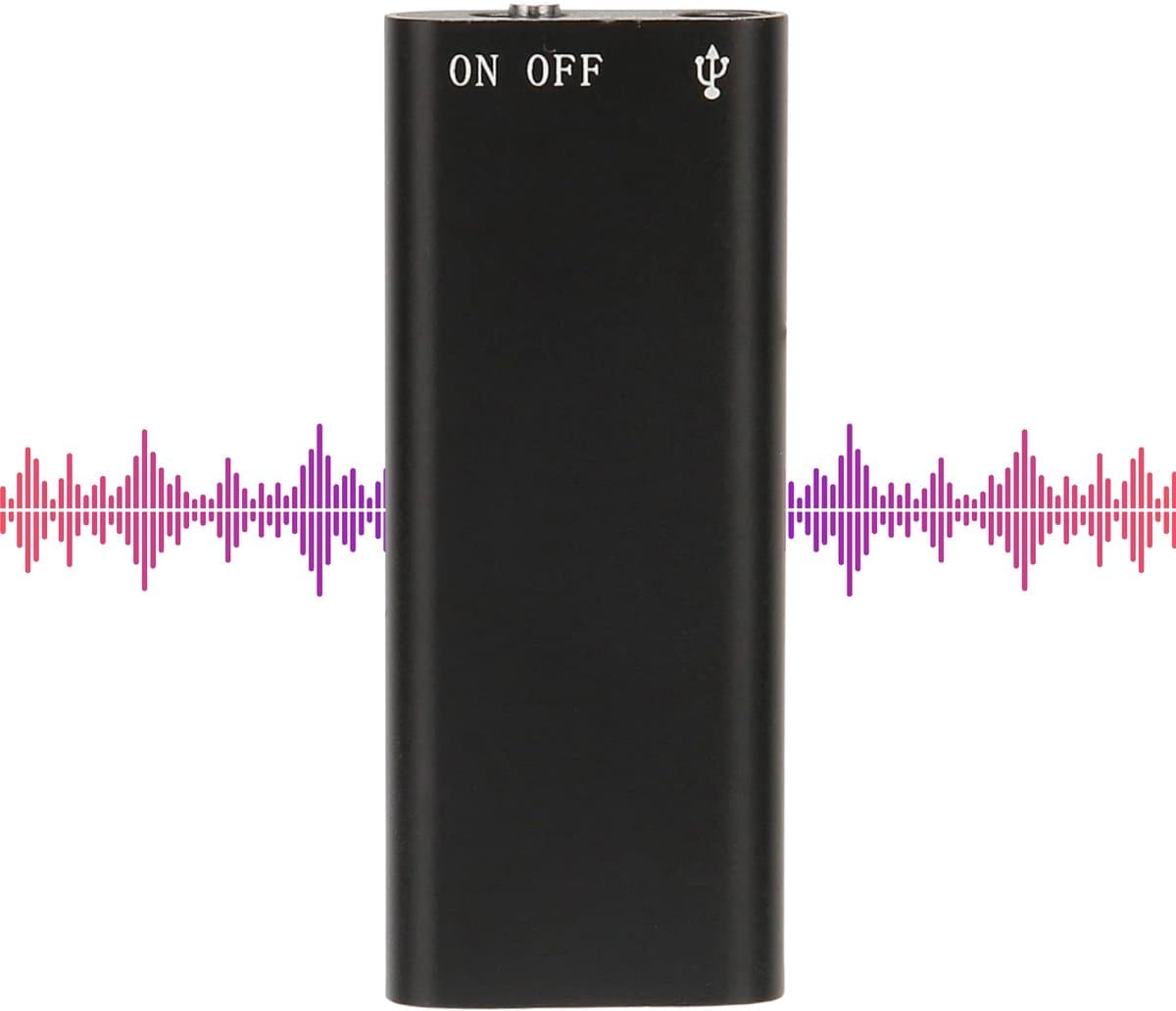 Vixson - Voice Recorder - Mini Afluisterapparaat - Digitaal Recorder - Dictafoon - Audio Opname Apparaat - 8GB - AVITALK — afbeelding 1