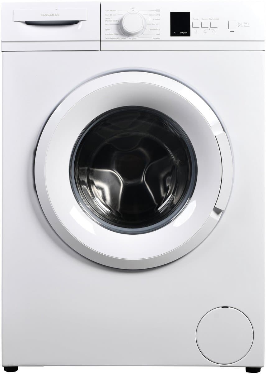 Salora WASH6W - Wasmachine - 6 kg - 1000 RPM - Washing Machine - Wit — afbeelding 1