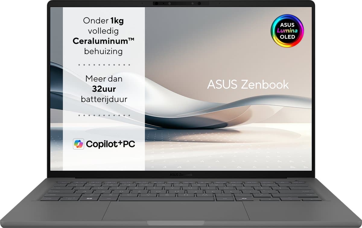 ASUS Zenbook A14 UX3407QA-QD237W 14'' Copilotplus laptop — afbeelding 1