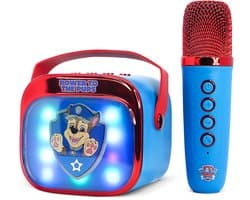 Paw Patrol - karaoke set voor kinderen - draadloze microfoon en speaker - met lichteffecten en stemeffecten