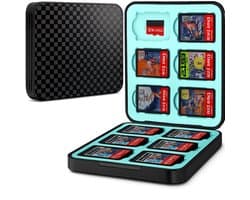 Sounix Game card case Geschikt voor Nintendo Switch 2 - 12 slots - Beschermhoes - micro SD kaart houder - Zwart